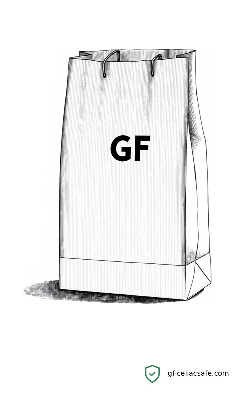 Food product labels showing allergen statements and gluten-free certifications side by side
