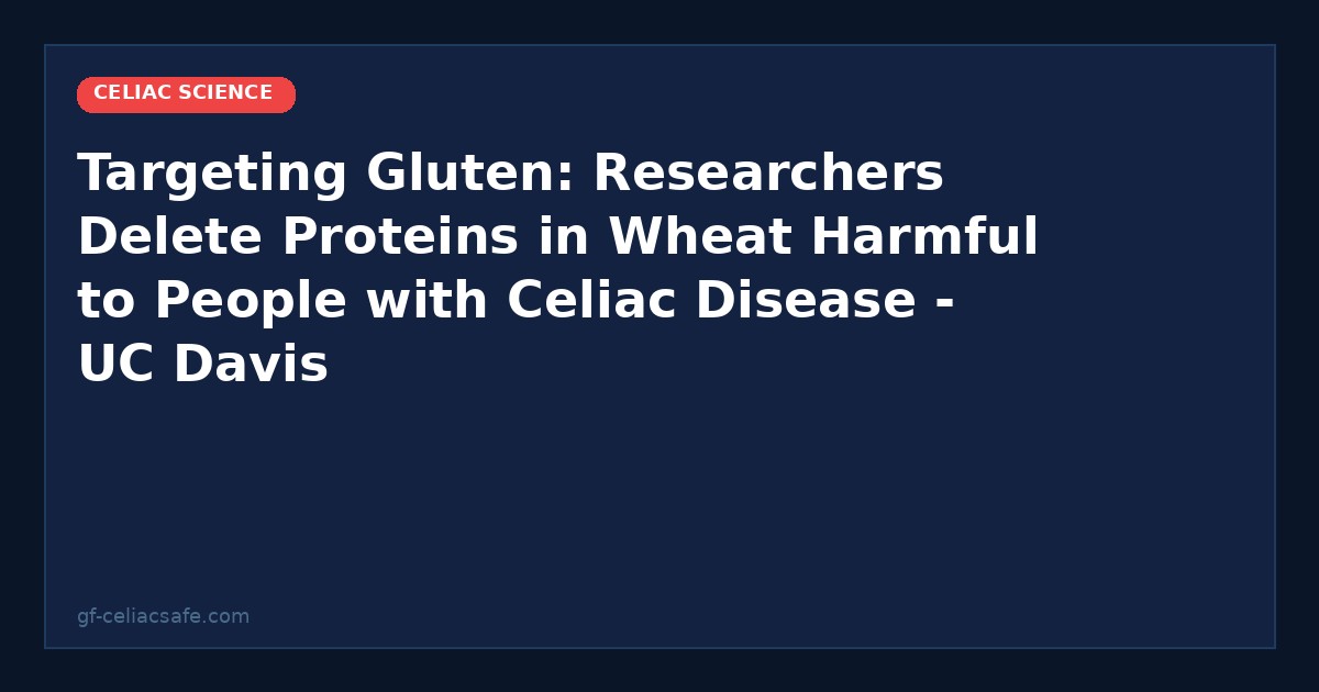 Golden wheat field representing potential celiac-safe wheat research
