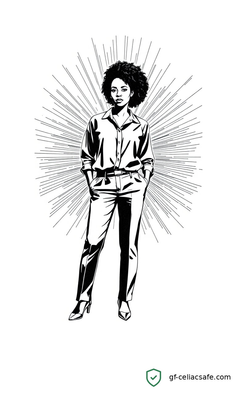 Illustration of intestinal villi and molecular compound structures representing gut metabolites in celiac disease research